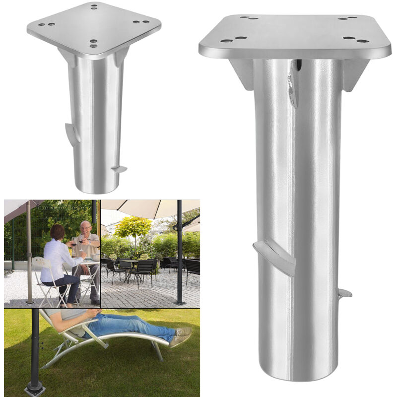 foto del prodotto hengmei accessori per ombrelloni piastra di terra in metallo ancoraggio a terra per ombrellone supporto per ombrellone