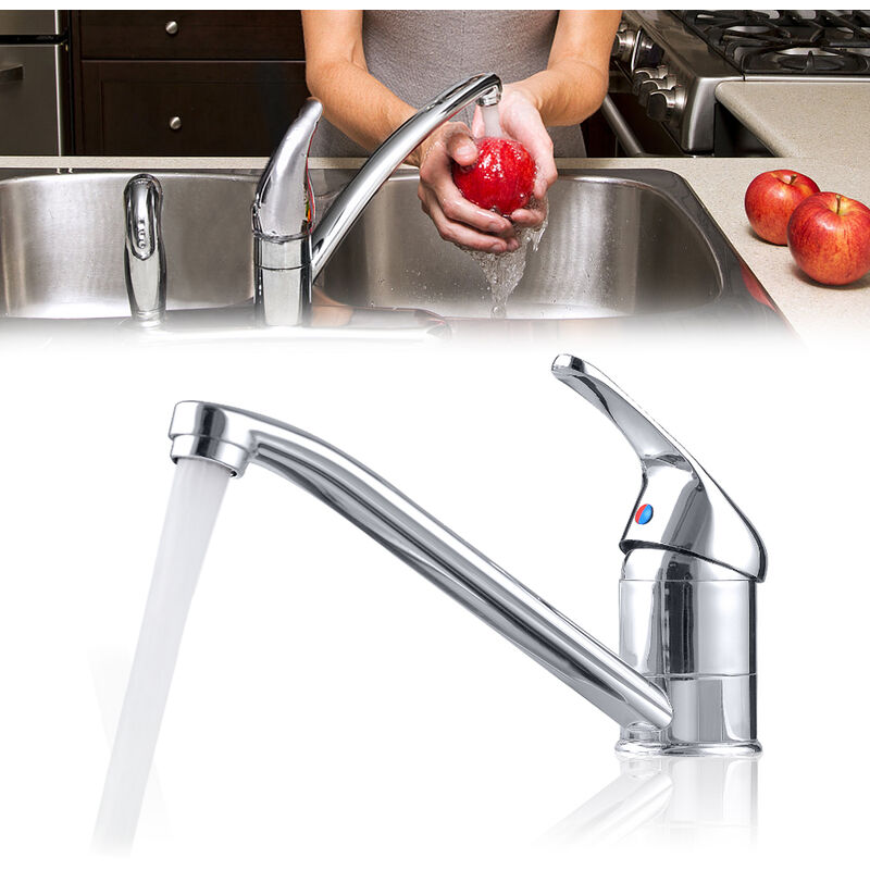 foto del prodotto hengmei rubinetto bagno rubinetto da cucina girevole a 360 lavabo miscelatore monocomando ottone cromo per cucina lavabo bagno lavandino,tipo a