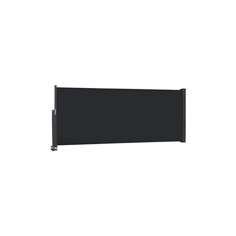 foto del prodotto hengmei tenda laterale 100x300 cm schermo privacy per balcone tenda laterale estensibile 100 poliestere supporto in alluminio schermo privacy con