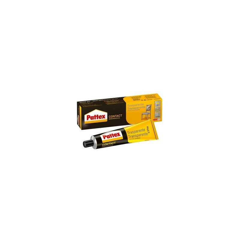 foto del prodotto henkel colla pattex contact adesivo trasparente gr. 125 12 pz