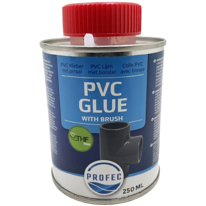foto del prodotto henkel profec pvc glue 250ml collante per tutti i tipi di tubi e raccordi in pvc