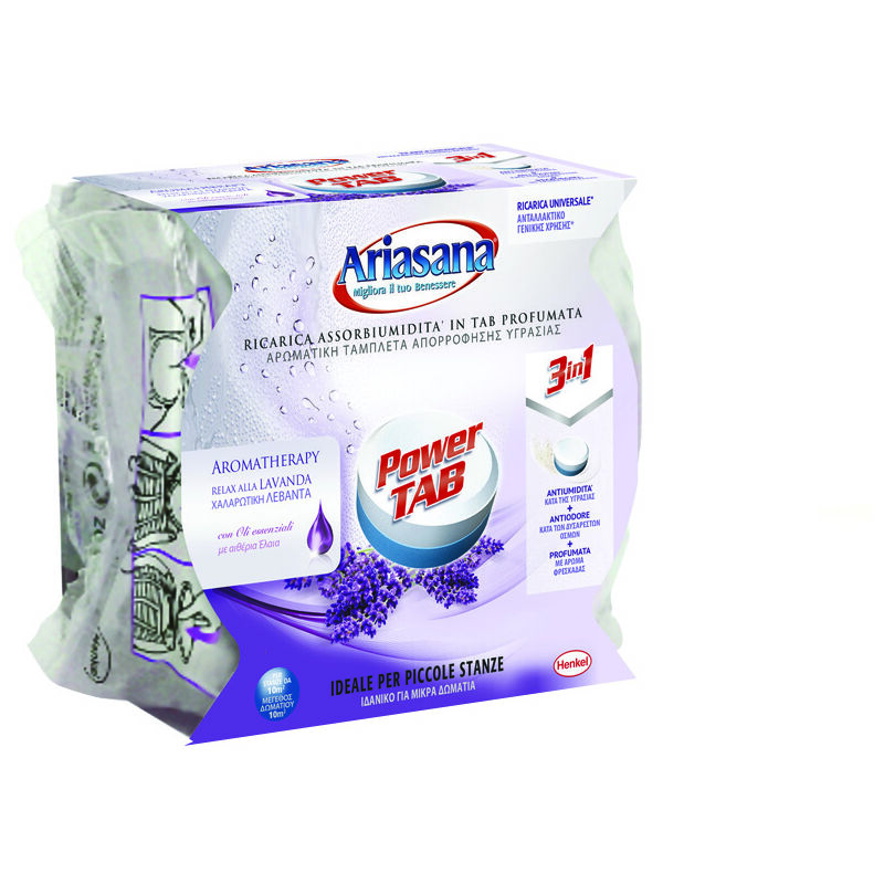 foto del prodotto henkel ricarica ariasana power tab micro fragranza lavanda gr.300