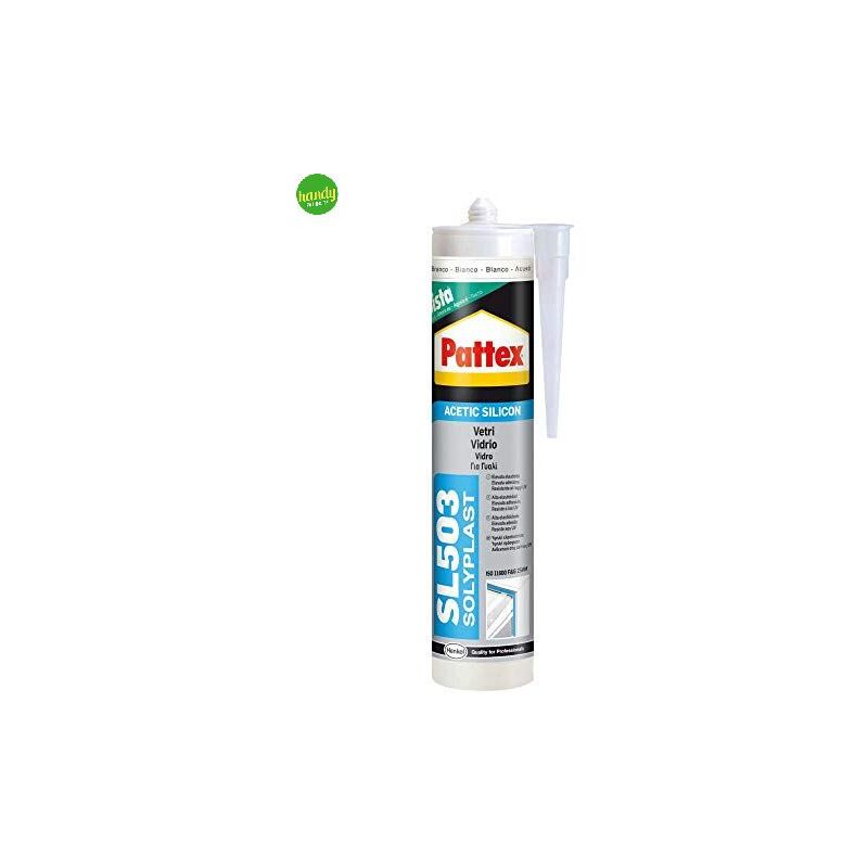 foto del prodotto henkel sigillante silicone acetico pattex sl503 trasparente per vetri serramenti 300 ml