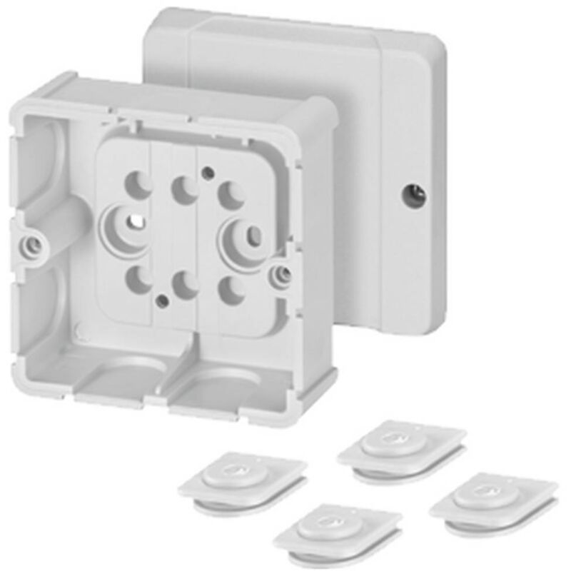 foto del prodotto hensel 6000037 cassetta di derivazione l x l x a 49 x 88 x 88 mm grigio ral 7035 1 pz.
