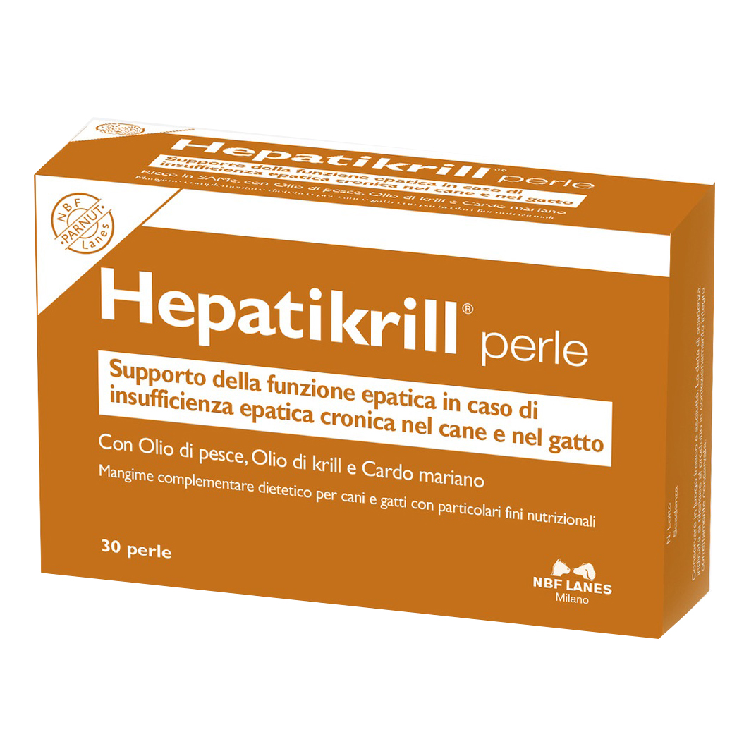 foto del prodotto hepatikrill cane e gatto 30 perle