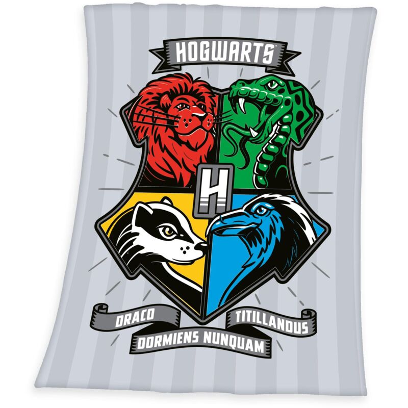 foto del prodotto herding coperta in pile harry potter, 130 x 170 cm, 100 poliestere, pile