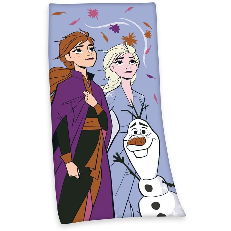foto del prodotto herding disney frozen 2 asciugamano, cotone, multicolore, 75x150 cm