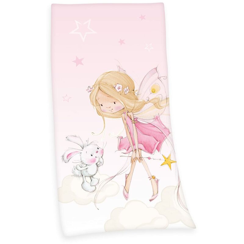 foto del prodotto herding telo da mare little fairy, 75 x 150 cm, 100 cotone velour