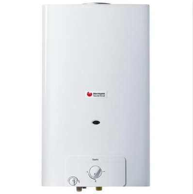 foto del prodotto hermann scaldabagno opalia c 11/1 lix low nox 16,9kw camera aperta gpl bianco