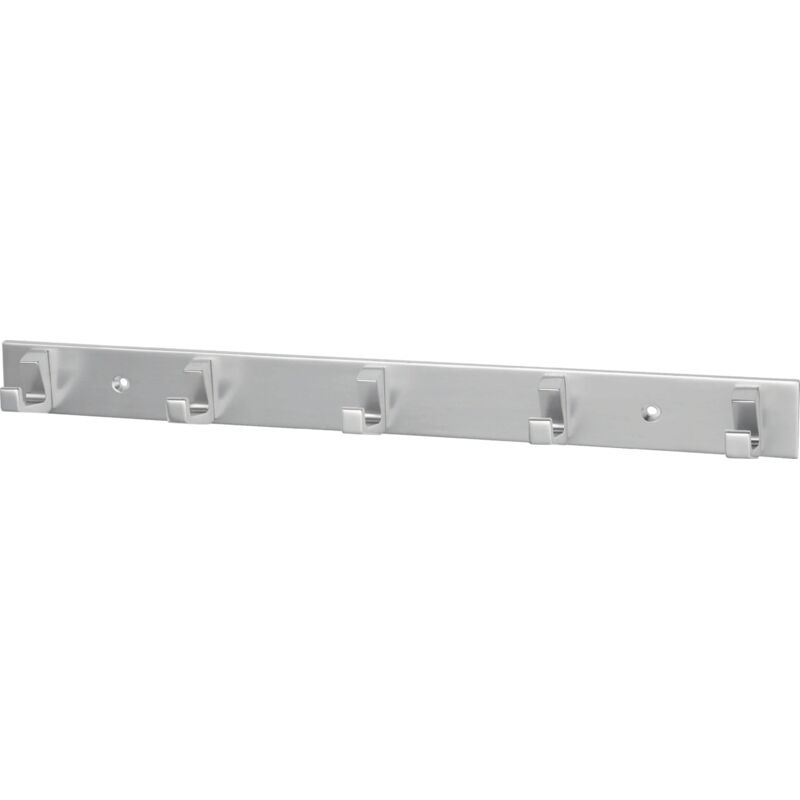 foto del prodotto hermeta porta asciugamani 5 ganci.h.35mm l.360mm alu.silver.elox.a.33,5mm