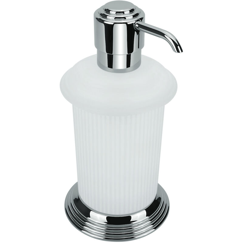 foto del prodotto hermitage b9336 p dispens appogg van oa portadispenser vetro acidato natur otta codice prod b93360oa van colombo design