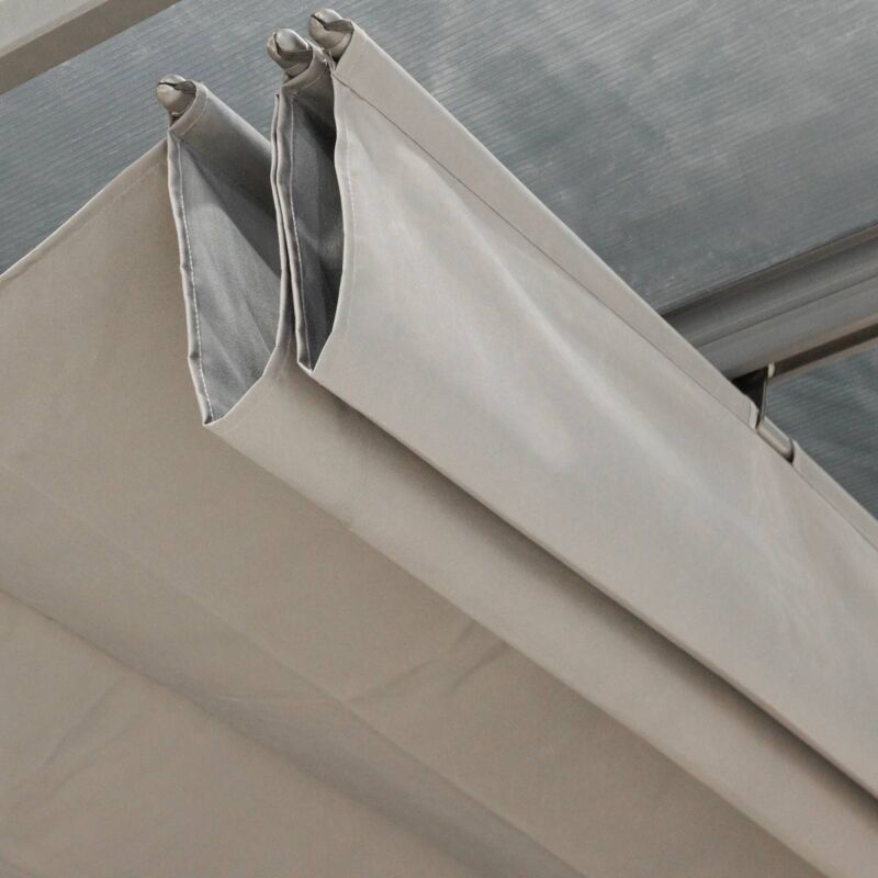 foto del prodotto hesperide copertura per pergola in ardesia belize 2,95x2,92m per pergola belize 6x3,5m hesp ride