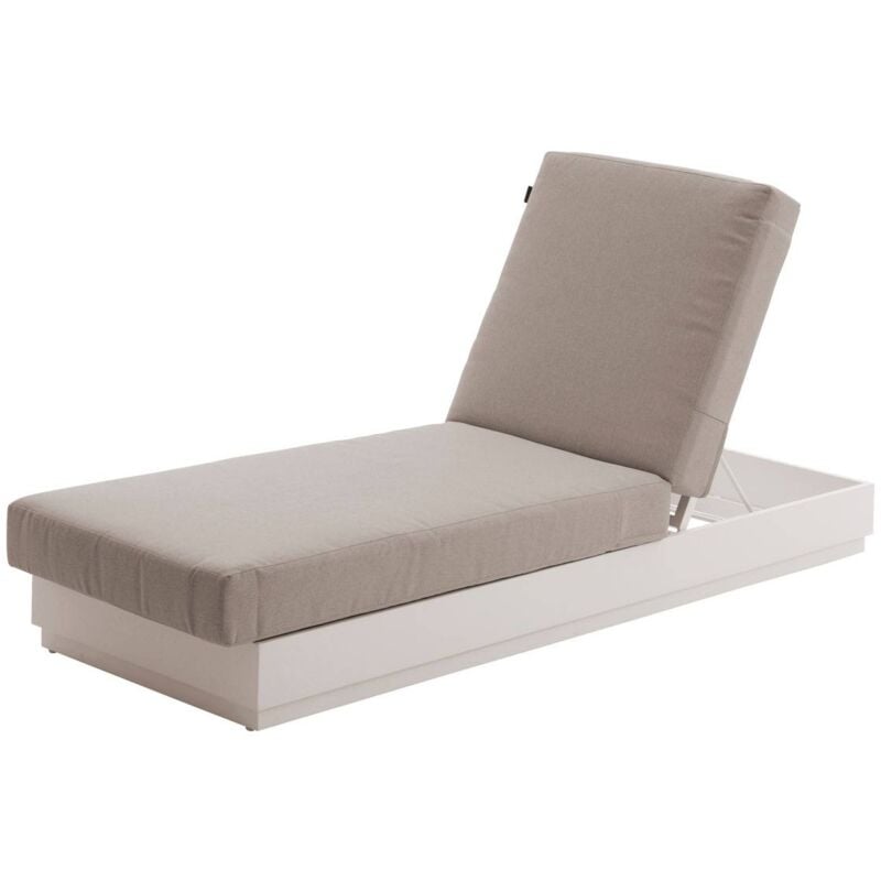 foto del prodotto hesperide letto da piscina allure in poliestere e alluminio color avena hesp ride