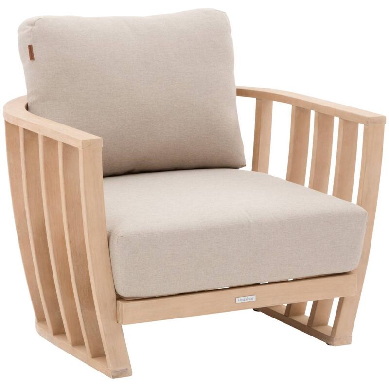 foto del prodotto hesperide - poltrona da giardino lemindo eucalipto e beige poliestere e eucalipto - hespéride