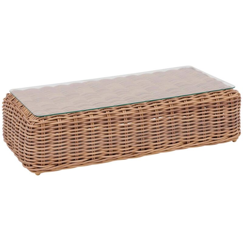 foto del prodotto hesperide tavolino da giardino rettangolare savinia tahini 126x64x33cm in alluminio trattato con polveri epossidiche hesp ride