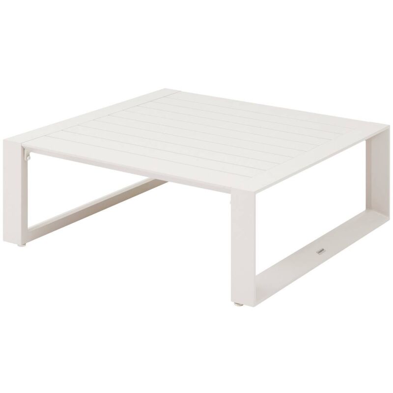 foto del prodotto hesperide - tavolino quadrato da giardino allure avena 97 x 97 x 37 cm in alluminio - hespéride