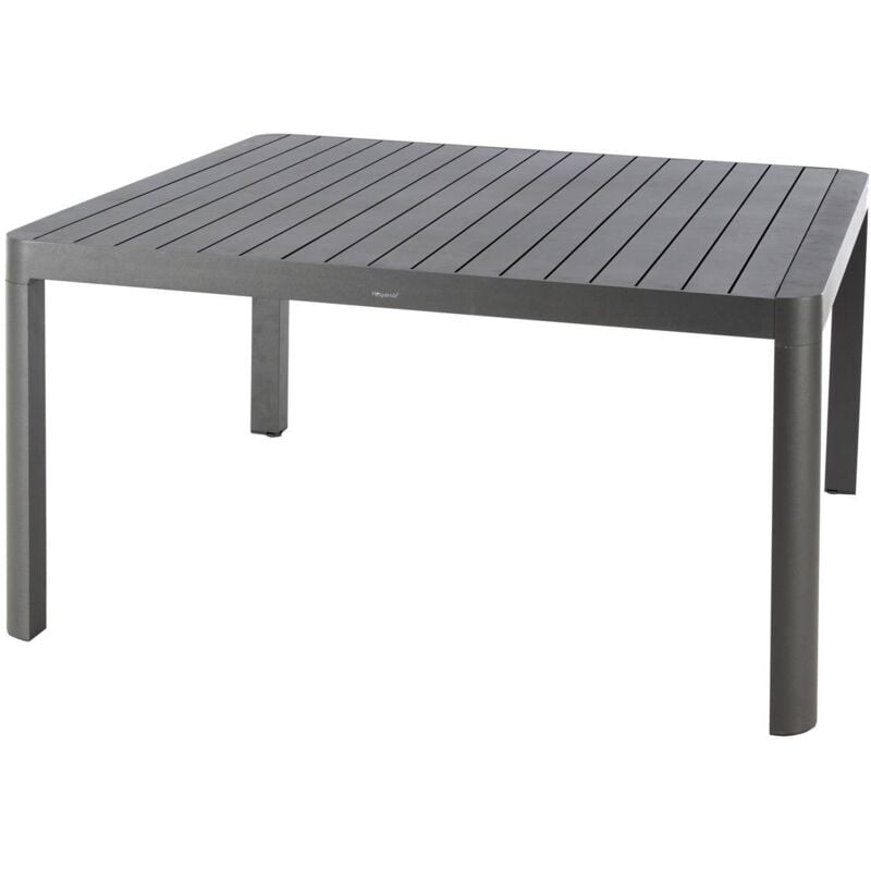 foto del prodotto hesperide tavolo da giardino quadrato allungabile paradize graphite a 10 posti in alluminio epossidico hesp ride