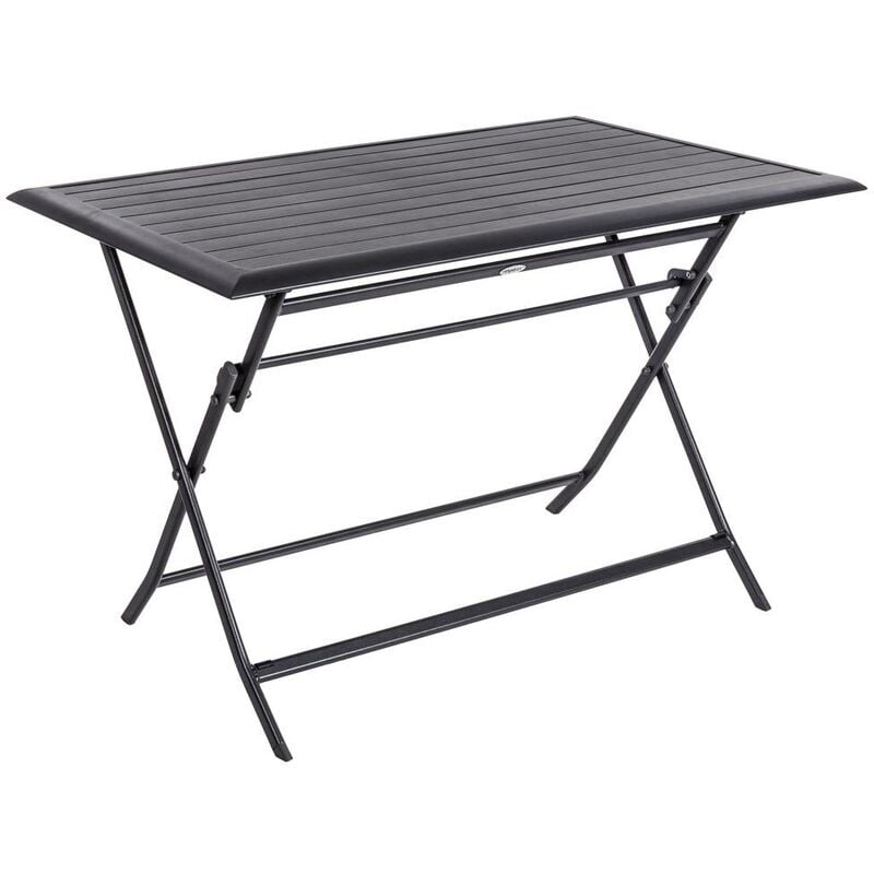 foto del prodotto hesperide tavolo da giardino rettangolare pieghevole azua graphite a 4 posti in alluminio trattato con polveri epossidiche hesp ride