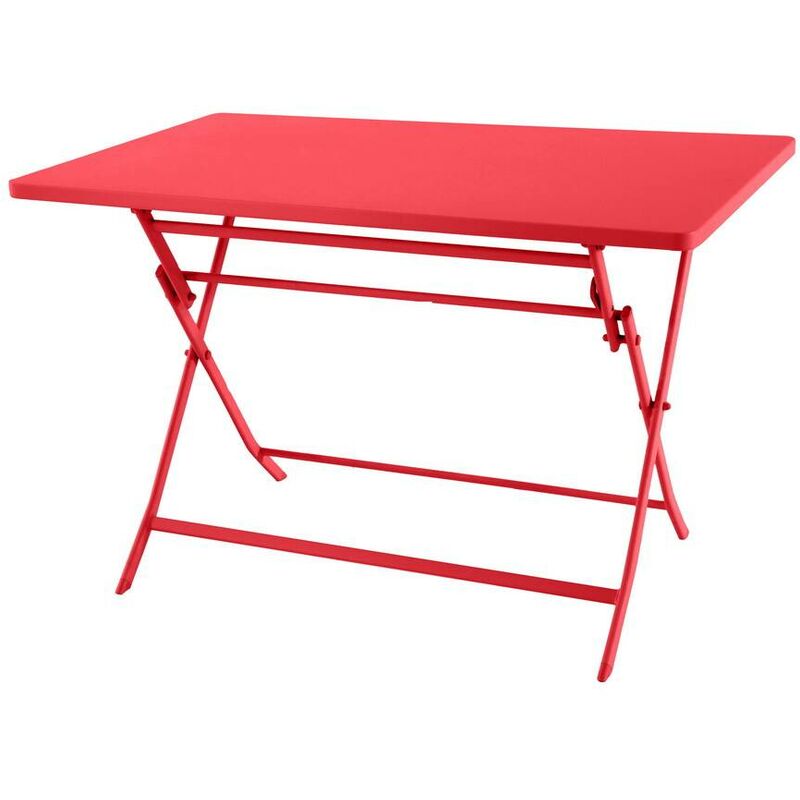 foto del prodotto hesperide - tavolo da giardino rettangolare pieghevole greensboro a 4 posti in acciaio trattato con polveri epossidiche - hesp ride