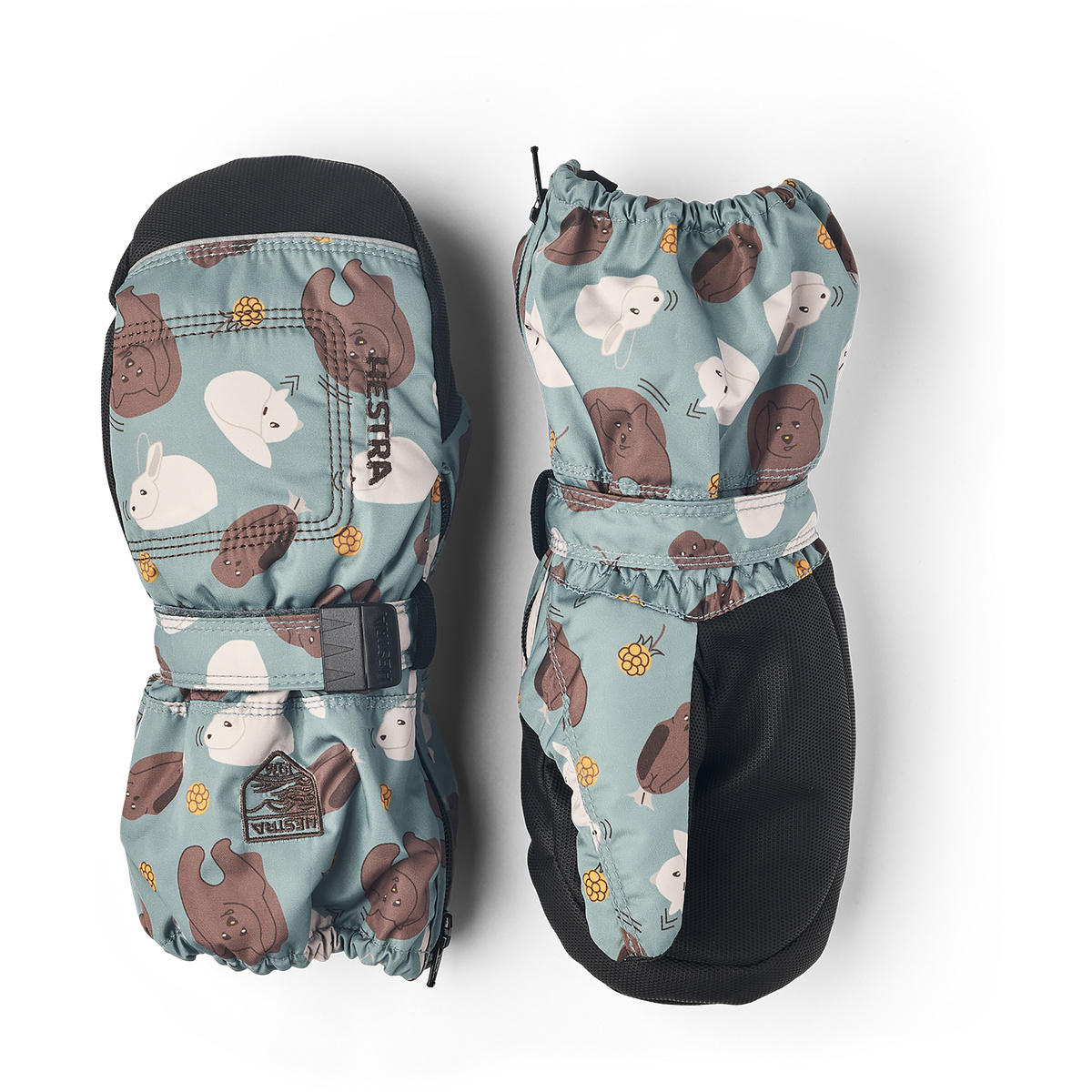 foto del prodotto hestra bambino manopole con cerniera baby zip lang