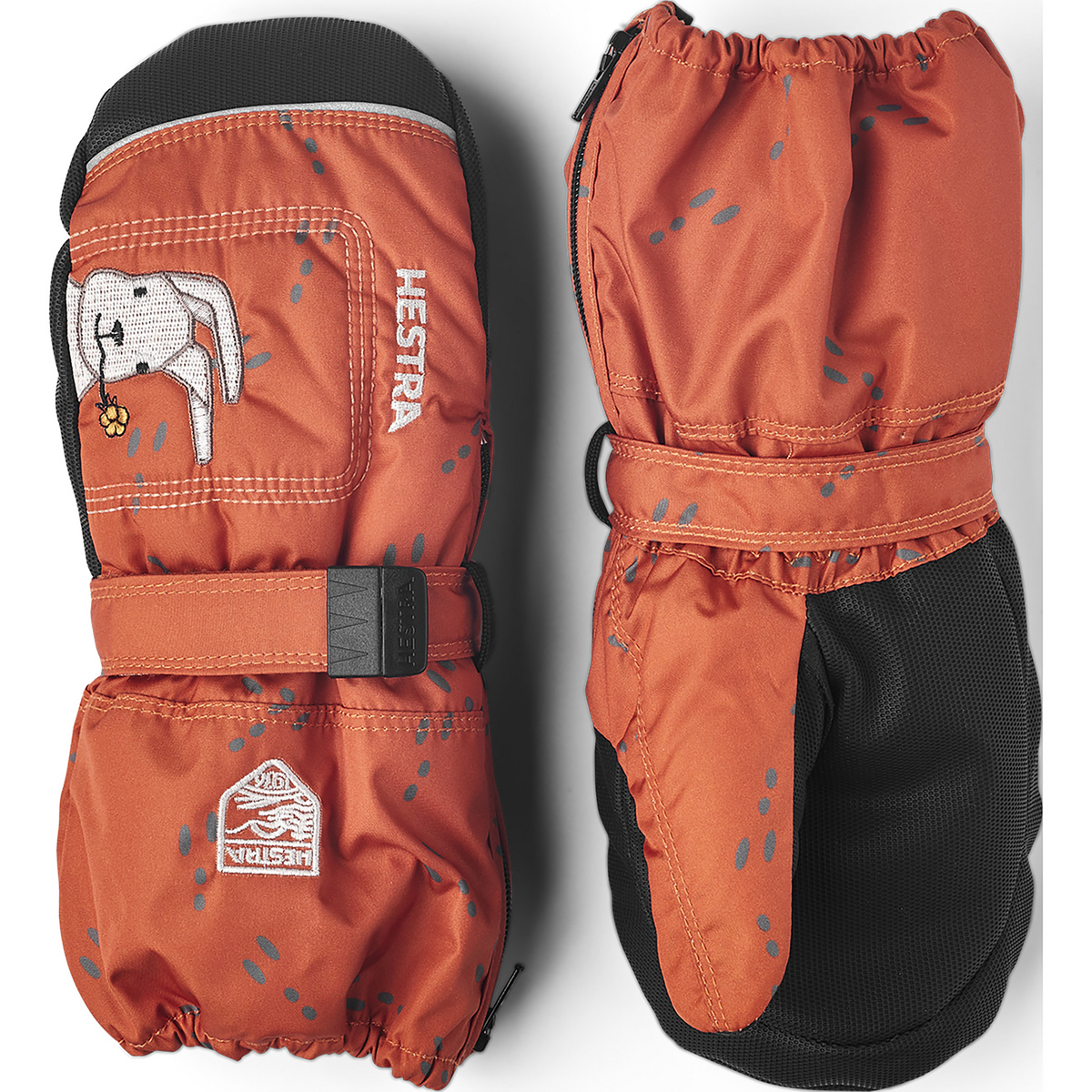 foto del prodotto hestra bambino manopole con cerniera baby zip lang
