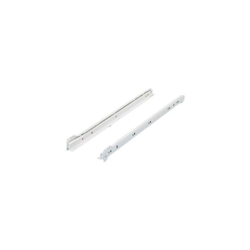 foto del prodotto hettich coppia di guide a rulli fr402 l.550 mm portata 25 kg bianco 1058349