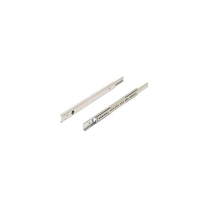 foto del prodotto hettich coppia di guide a sfera ka 1730 scanalatura 17 mm l.380 mm acciaio zincato per cassetti da 250 a 390 mm 71836