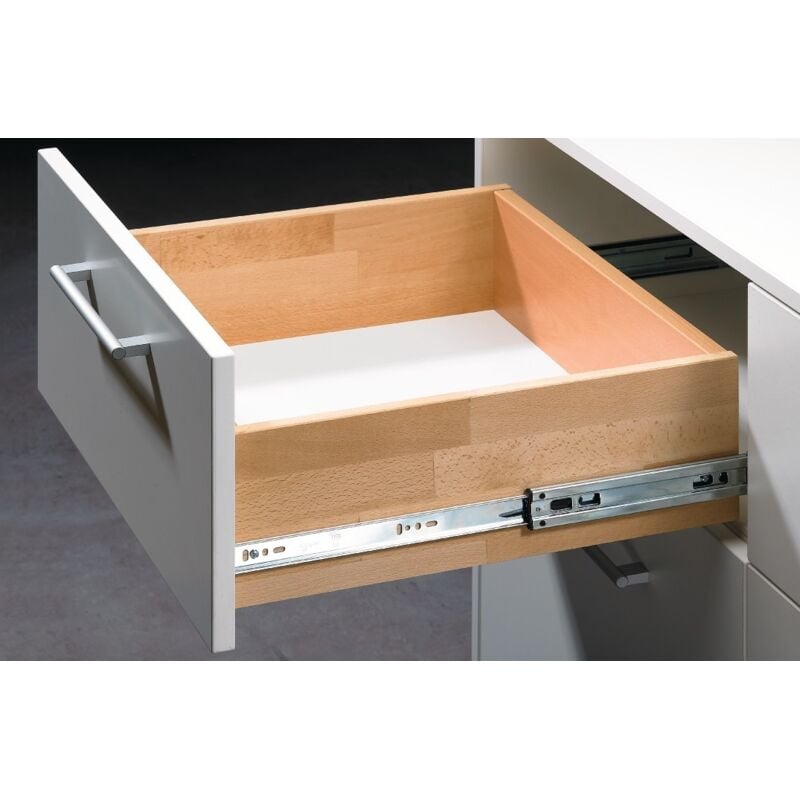 foto del prodotto hettich coppia di guide ka5632 l.600mm larghezza di montaggio 12,7 mm 45 kg 73283