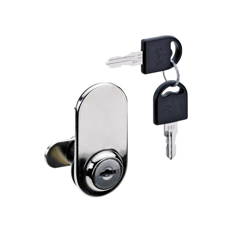 foto del prodotto hettich serratura per vetrine da incasso reversibile in acciaio da 4 a 14 mm