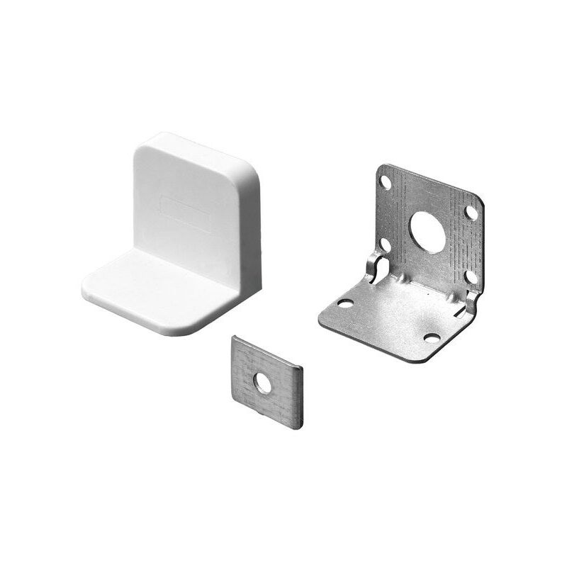 foto del prodotto hettich set di 2 ganci per mobili in acciaio zincato l.45 mm