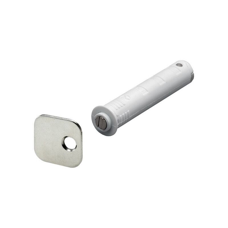 foto del prodotto hettich set di 2 magneti a pressione in plastica l.41 x diam.10 mm