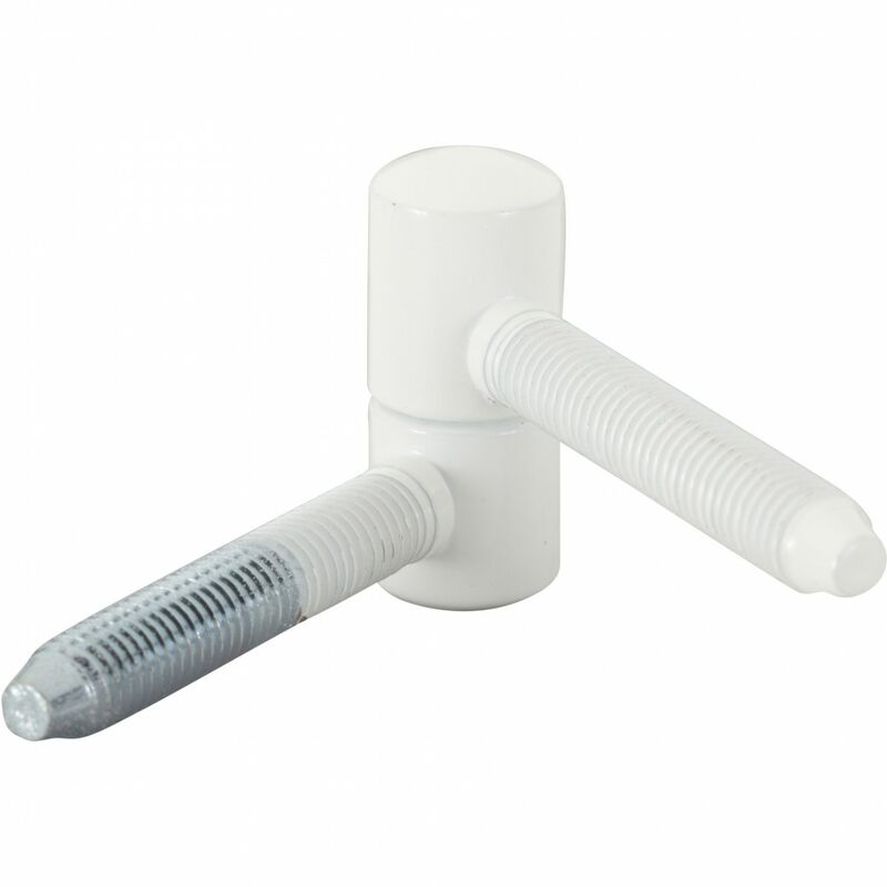 foto del prodotto hettich set di 2 tasselli a vite acciaio laccato, h.36 x l.15 mm