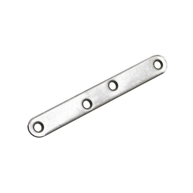 foto del prodotto hettich staffa di montaggio in acciaio inox opaco, l. 120 mm x p. 15 mm x h. 0,2 cm