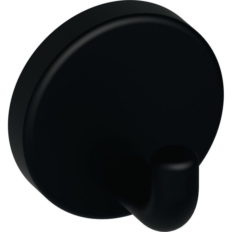 foto del prodotto hewi - gancio singolo 801.90b010 gancio ad angolo retto a. 30mm pa mat 90 deep black