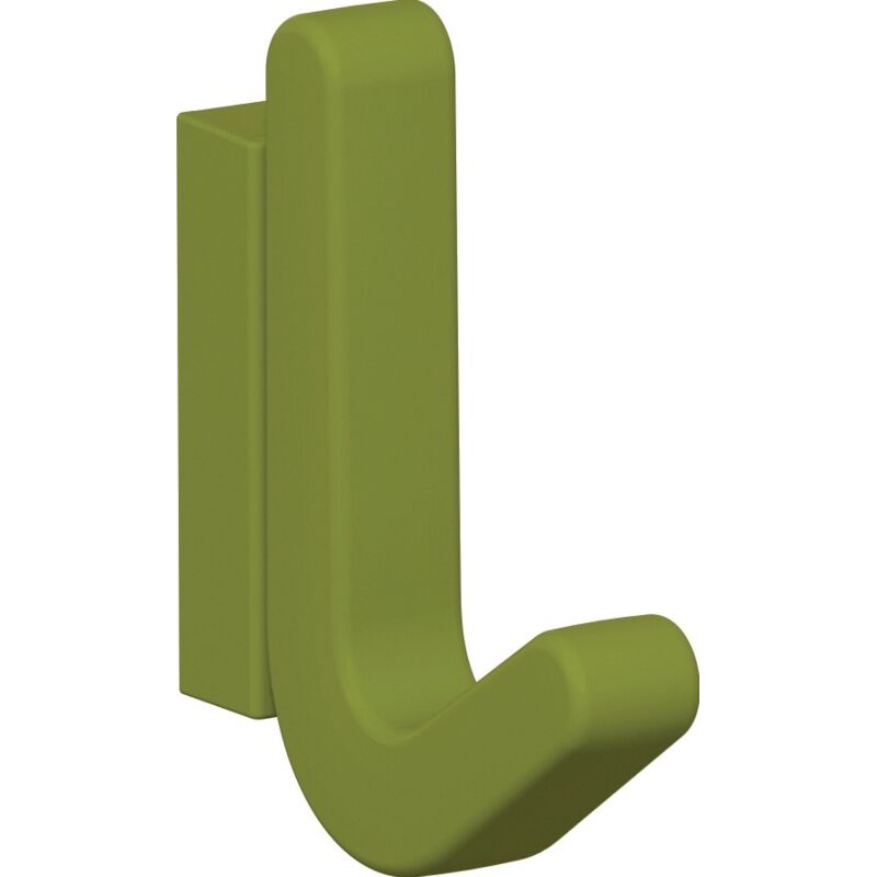foto del prodotto hewi - gancio singolo ser.477 opaco,elastico ku.(tpu) 74 verde mela h.68mm