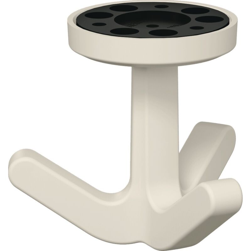foto del prodotto hewi gancio triplo ser.477 opaco,elastico 99 bianco puro h.69mm d.51mm