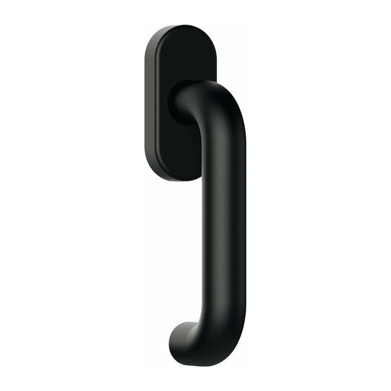 foto del prodotto hewi maniglia per finestra 111pbfg pa 90 deep black 40mm stand.