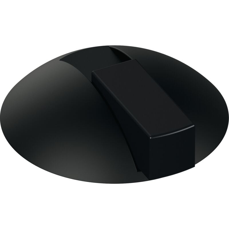 foto del prodotto hewi tampone porta pavimento 625b 90 d.85mm h.22.5mm ku.90 deep black ma fissaggio a tassello