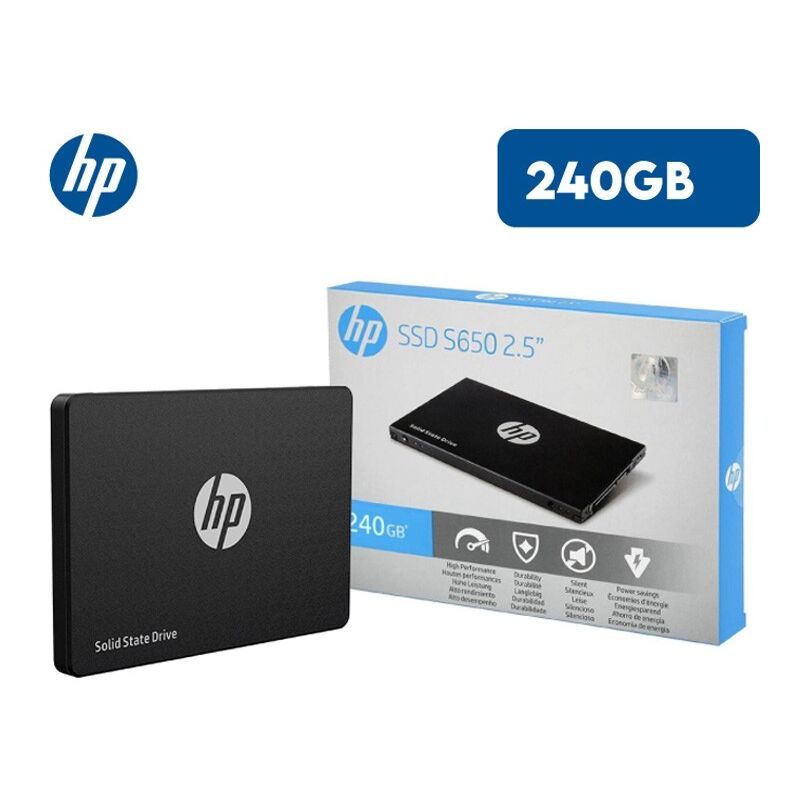 foto del prodotto hewlett packard hp s650 ssd sata 2.5 da 240gb