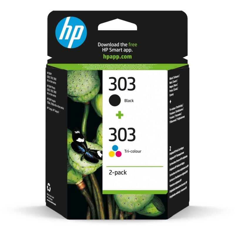 foto del prodotto hewlett packard multipack confezione da due cartucce 303