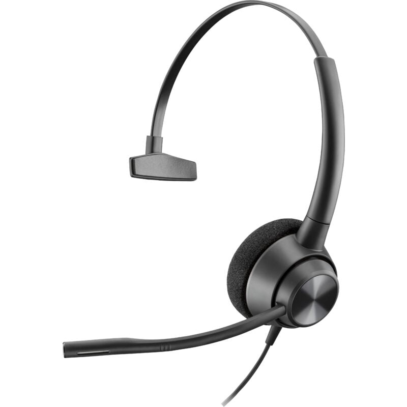 foto del prodotto hewlett packard poly encorepro 310 cuffie monoaurali con sgancio rapido taa