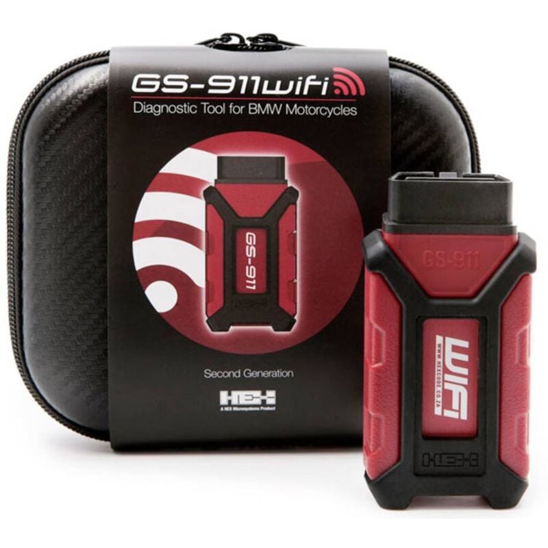 foto del prodotto hex gs-911 wifi hobby strumento diagnostico per moto obd2 adatto per (marca auto): bmw (motorrad) 10 veicoli