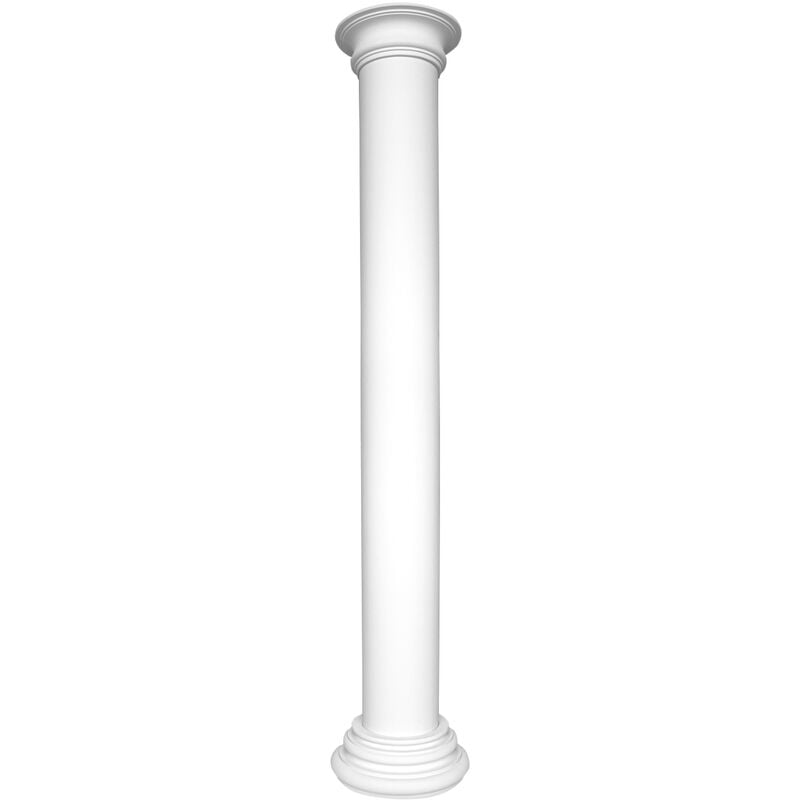 foto del prodotto hexim perfect - colonne e mezze colonne rotonde lisce stucco 240mm selezione n3224 rotondo, base