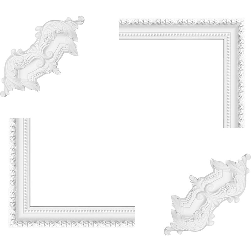 foto del prodotto hexim perfect parete e soffitto che circondano fregio stucco cornice antiurto ac245 segmento ac245 11 300 x 300 x 40 mm