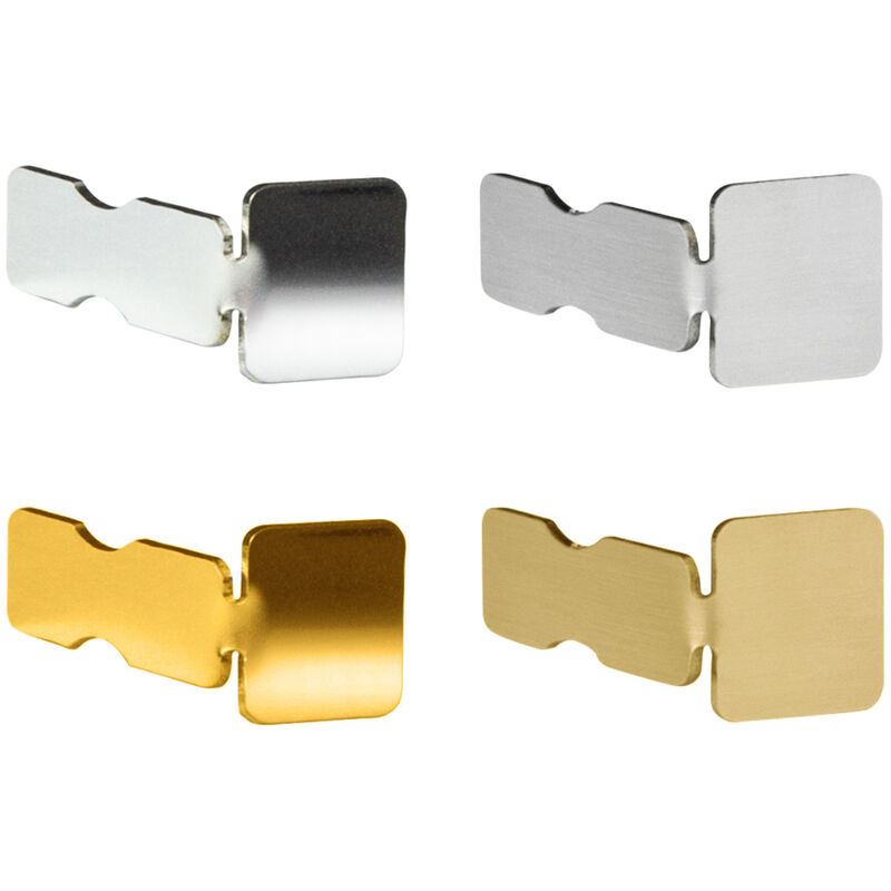 foto del prodotto hexim tappo profilo quadrato acciaio inox 10 12mm hex402 12 mm, argento lucido sp