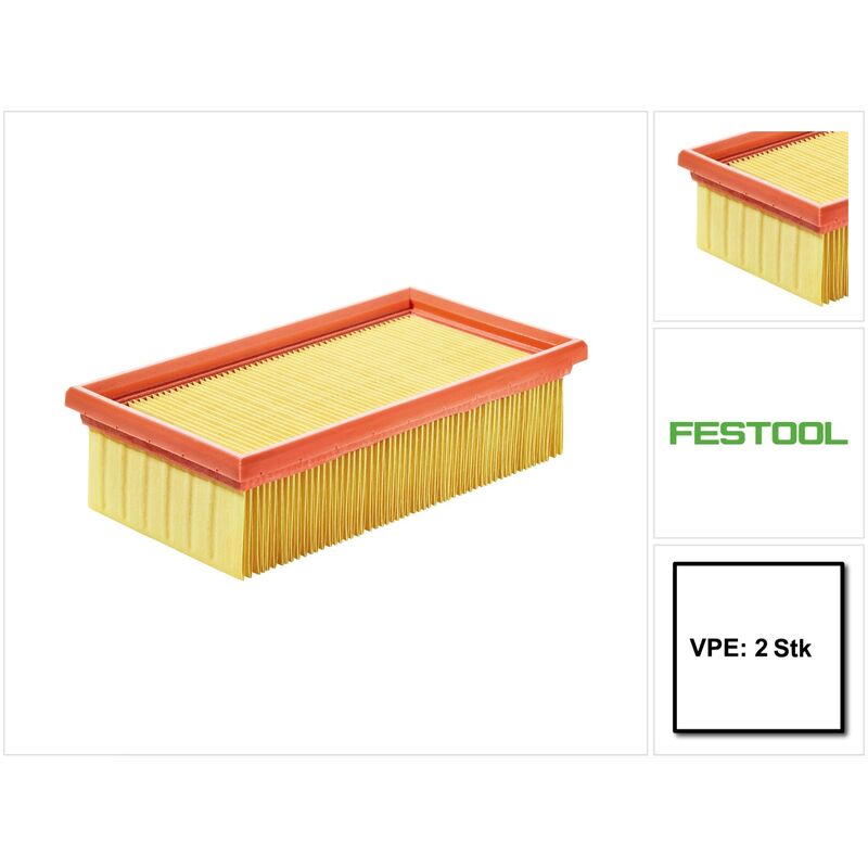 foto del prodotto hf-ct sys filtro principale cleantec - 2 pezzi 2x 500558 - festool