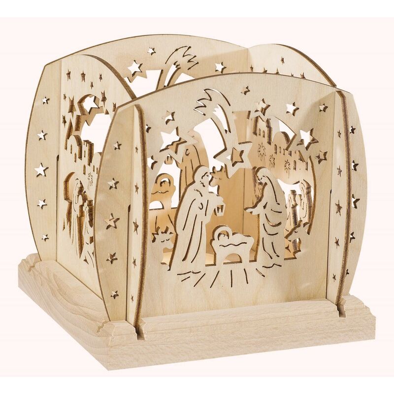 foto del prodotto hgd bs1919 decorazione per albero, legno, a colori, l