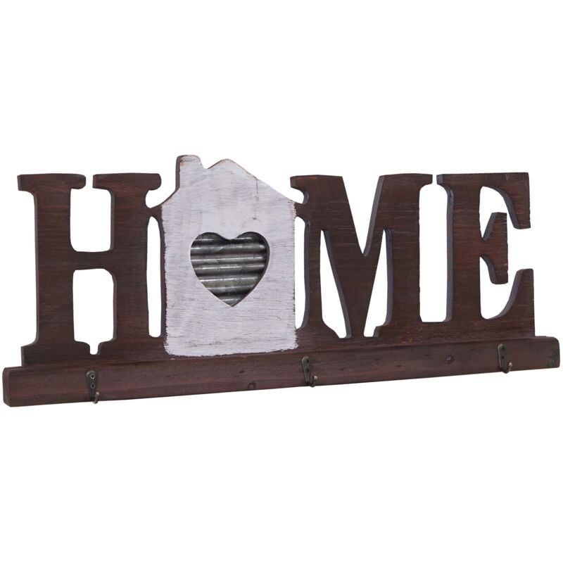 foto del prodotto hhg appendiabiti guardaroba attaccapanni pensile home 383 mdf 5x64x24cm