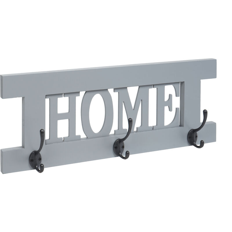 foto del prodotto hhg appendiabiti guardaroba shabby vintage 990 home 55x21cm grigio blu