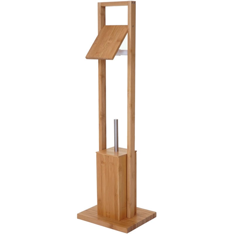foto del prodotto hhg arredo bagno bambu serie 558 portarotolo con scopino